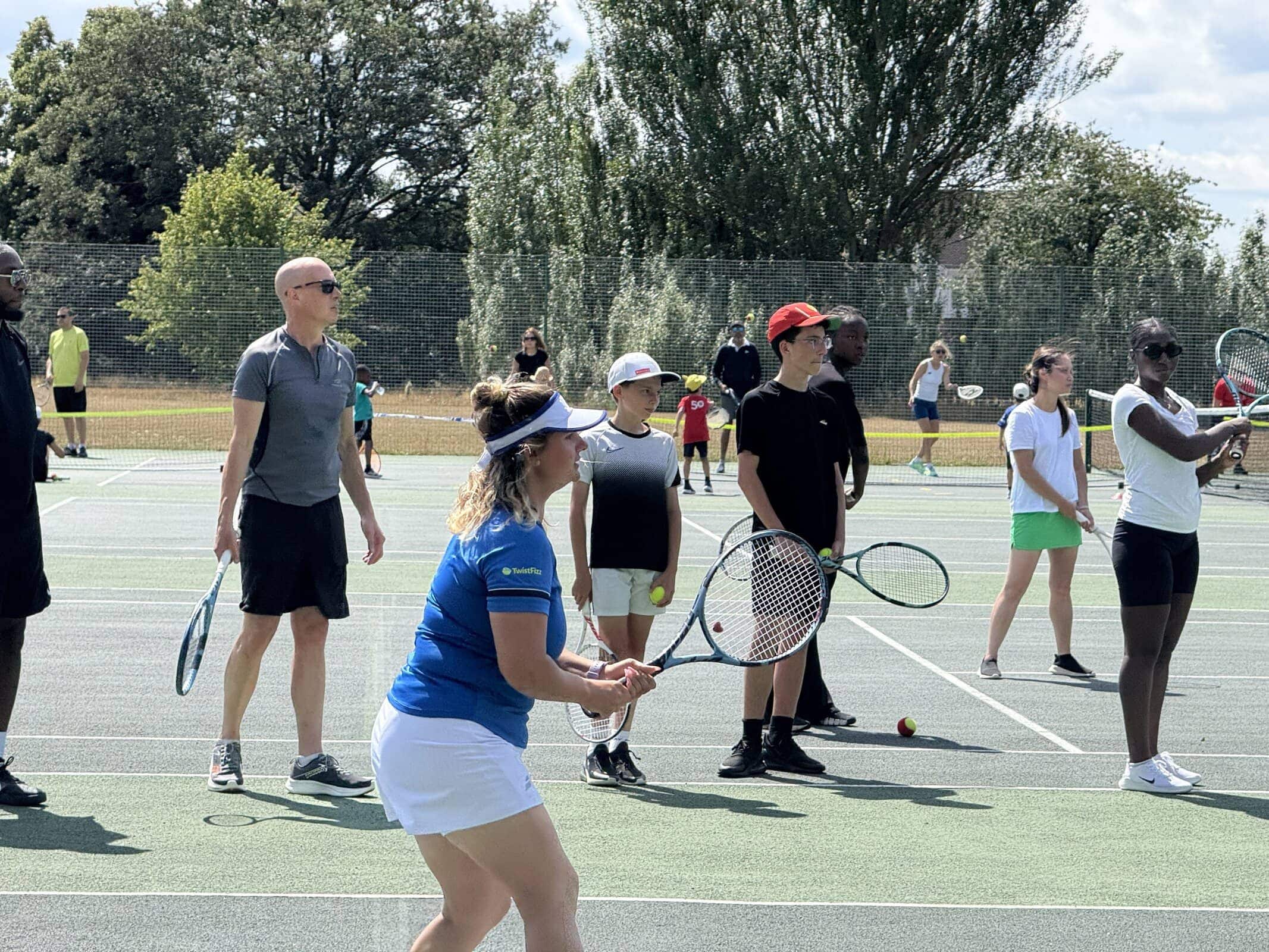 Free park social tennis session. Free park tennis session Danson Park Bexley